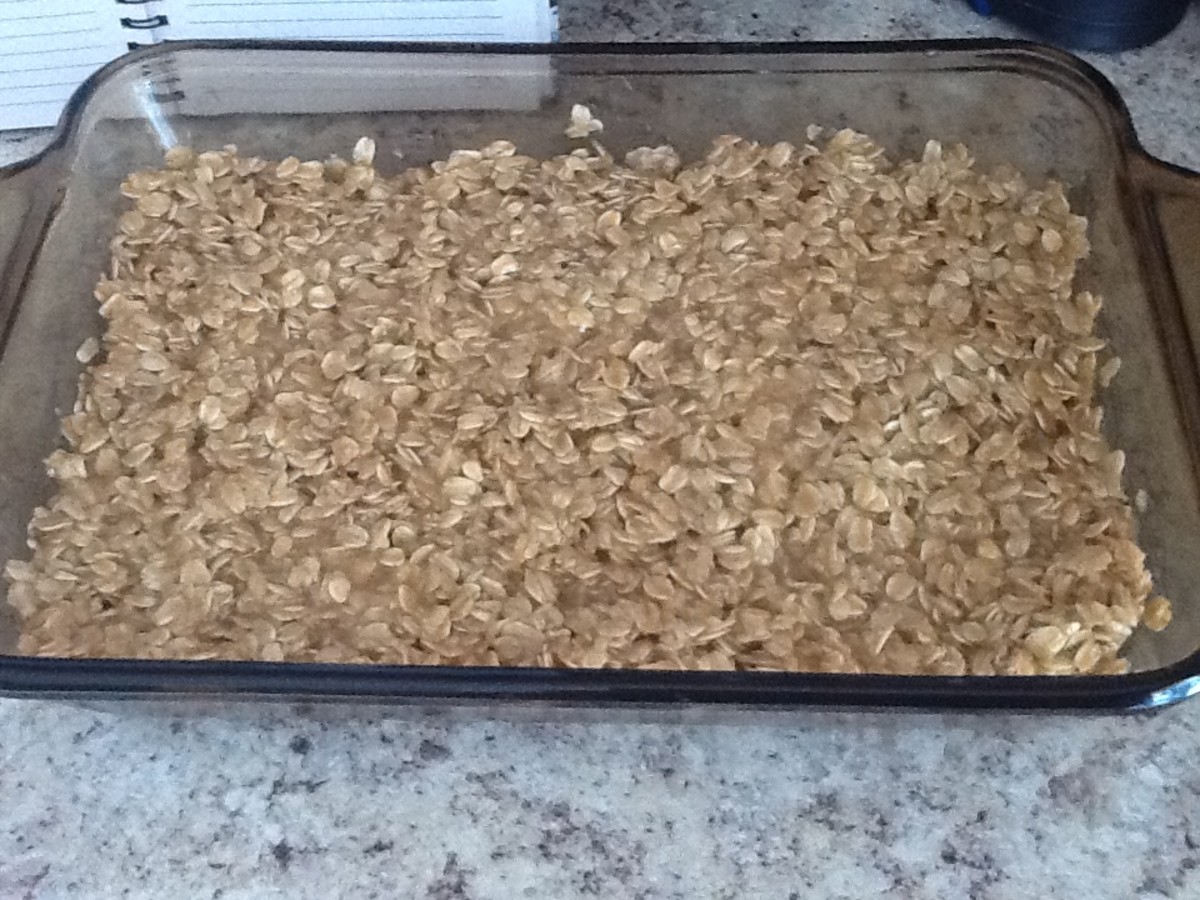 Learn how to make my mother's peanut butter no-bake bars. They're a delicious snack!