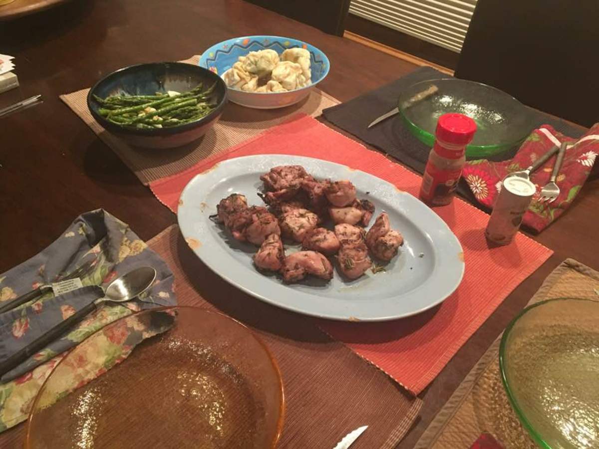 Grilled Chicken With Raspberry, Rosemary & Lemon Marinade Recipe