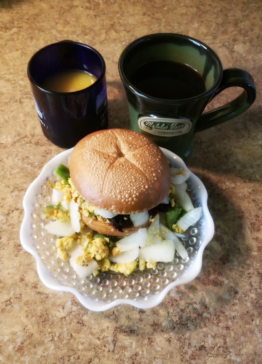 Breakfast Sandwich Recipe With Eggs, Bacon, Veggies & Cheese - Delishably