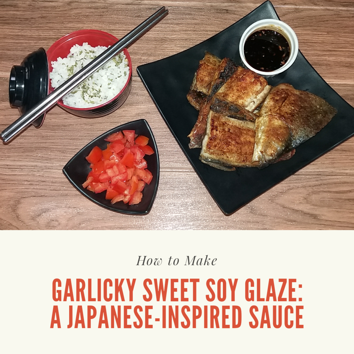 Garlicky-sweet soy glaze: a Japanese-inspired sauce