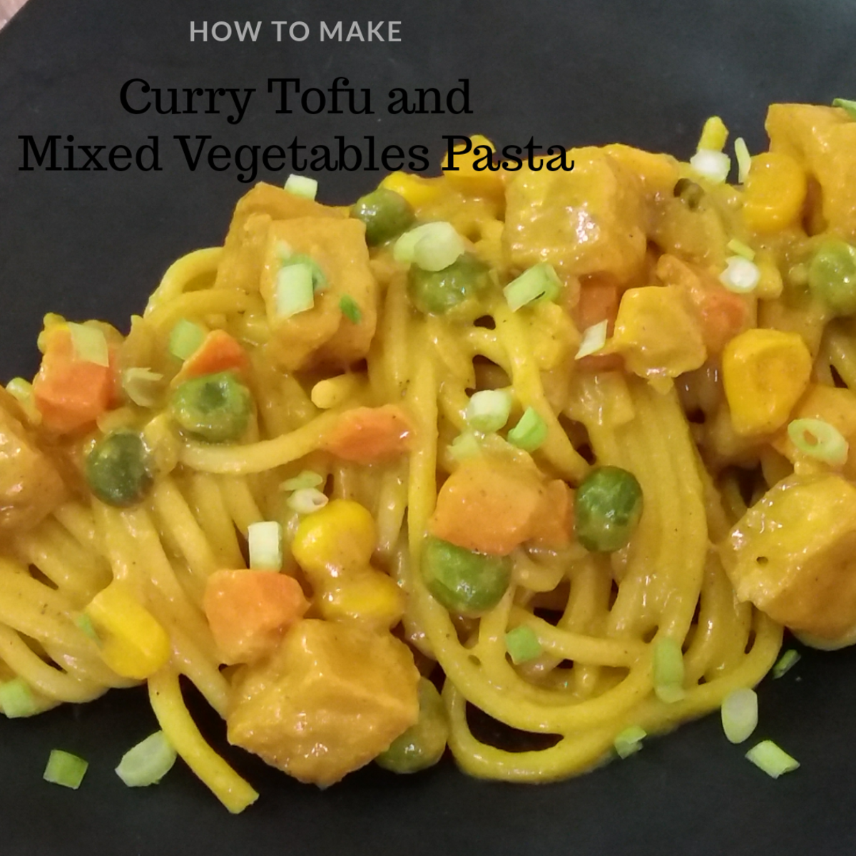 How to Make Spaghetti With Curried Tofu and Mixed Vegetables