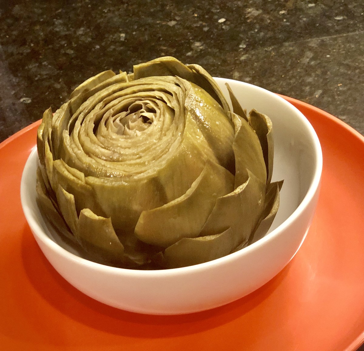 This artichoke is ready for dinner!