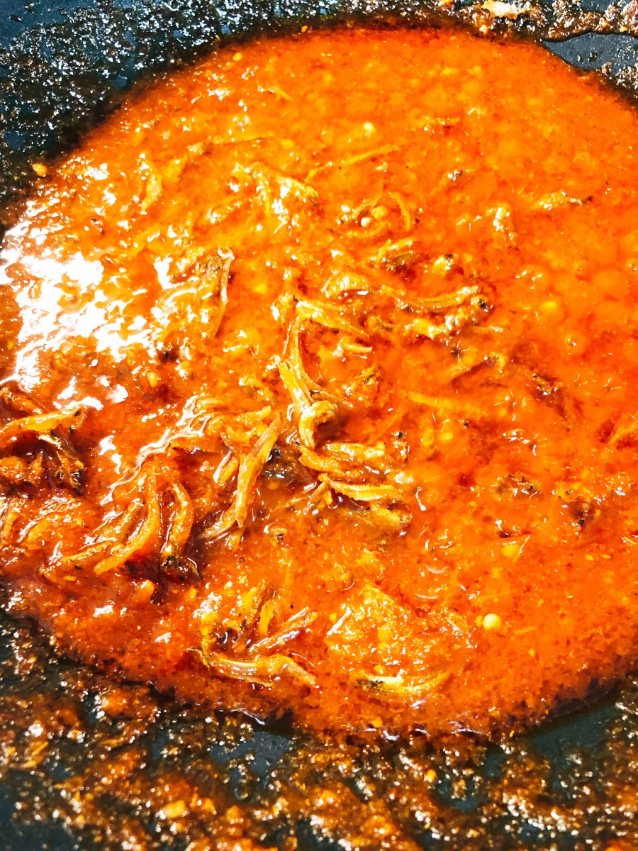 Spicy Anchovies (Sambal Ikan Bilis) Recipe