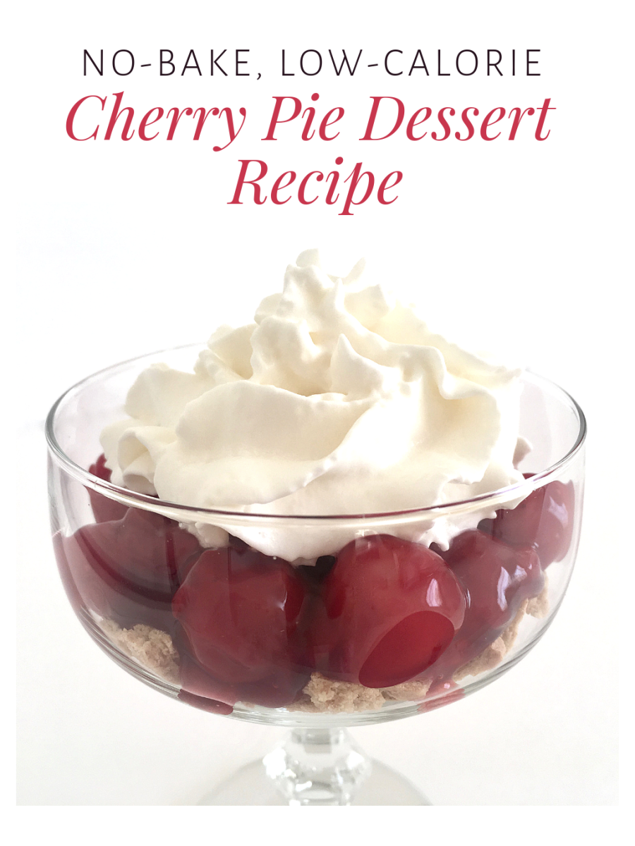 Love cherry pie but not the fat and calories? Try this quick, no-bake cherry pie dessert recipe.