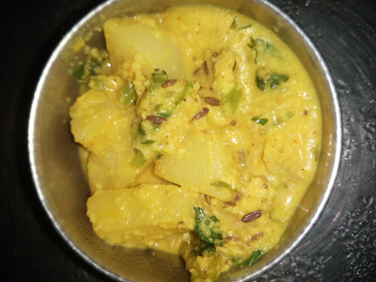 South Indian Style Potato Kurma Recipe Delishably