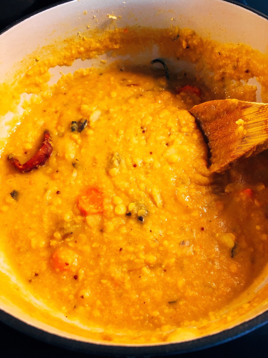Malay-style dal curry