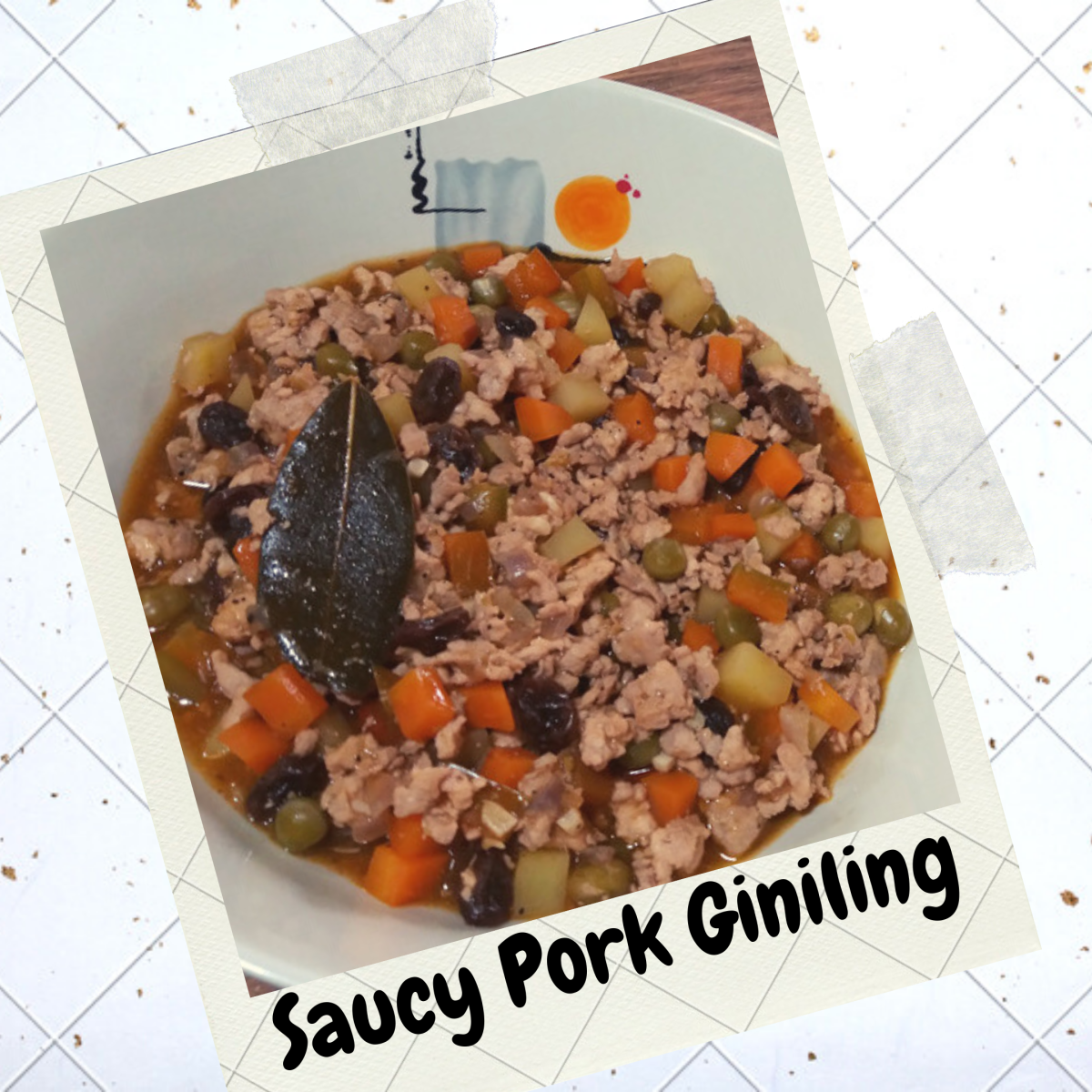 Saucy pork giniling is a popular Filipino dish.