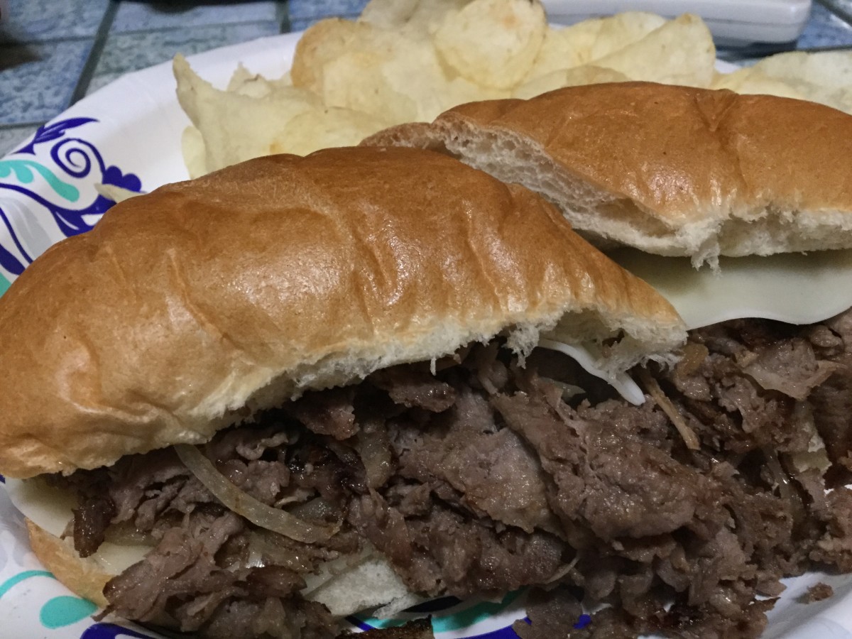 With Gary's you can make your own Philly cheesesteak sandwich at home. 