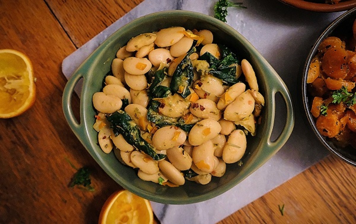 Spanish-Style Butter Beans With Orange