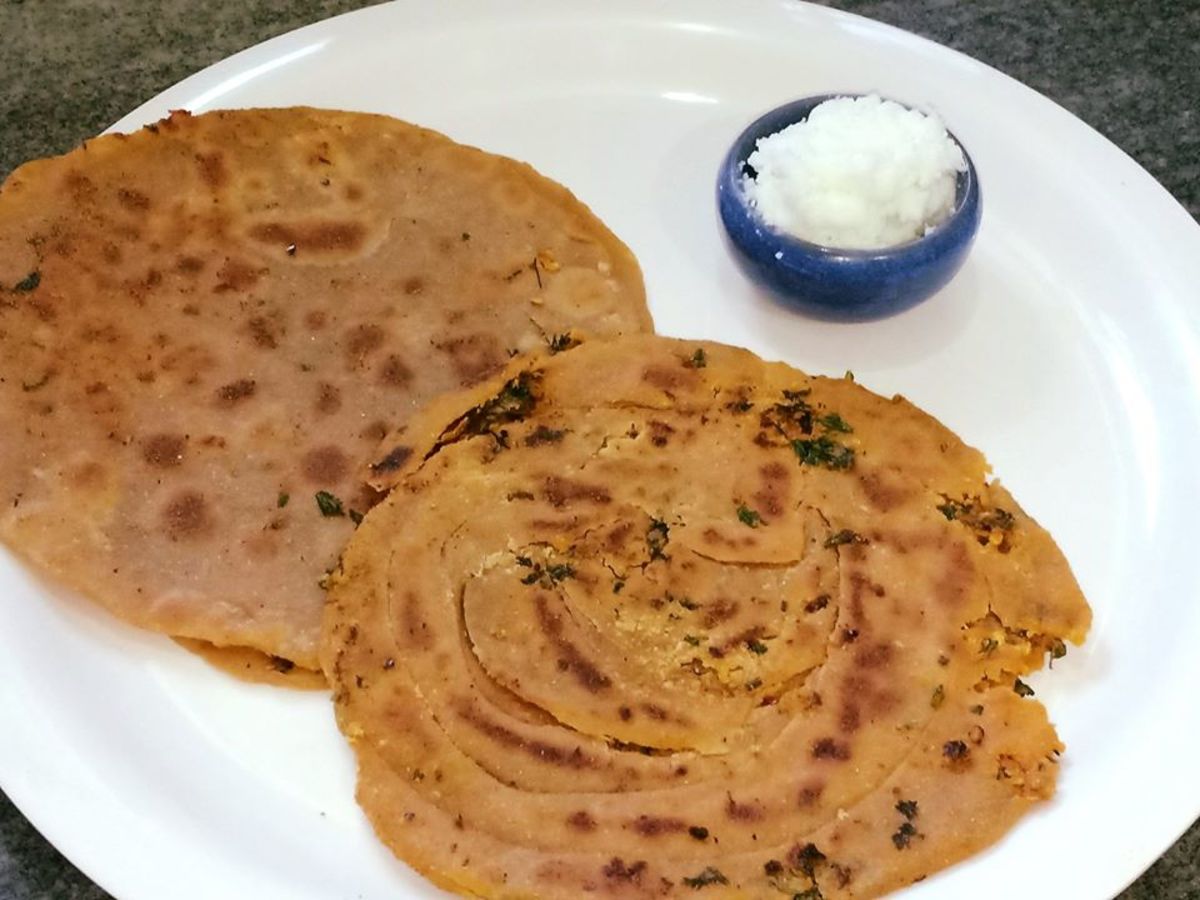 Garlic Lachha Paratha and Stuffed Garlic Paratha: Two Recipes - Delishably