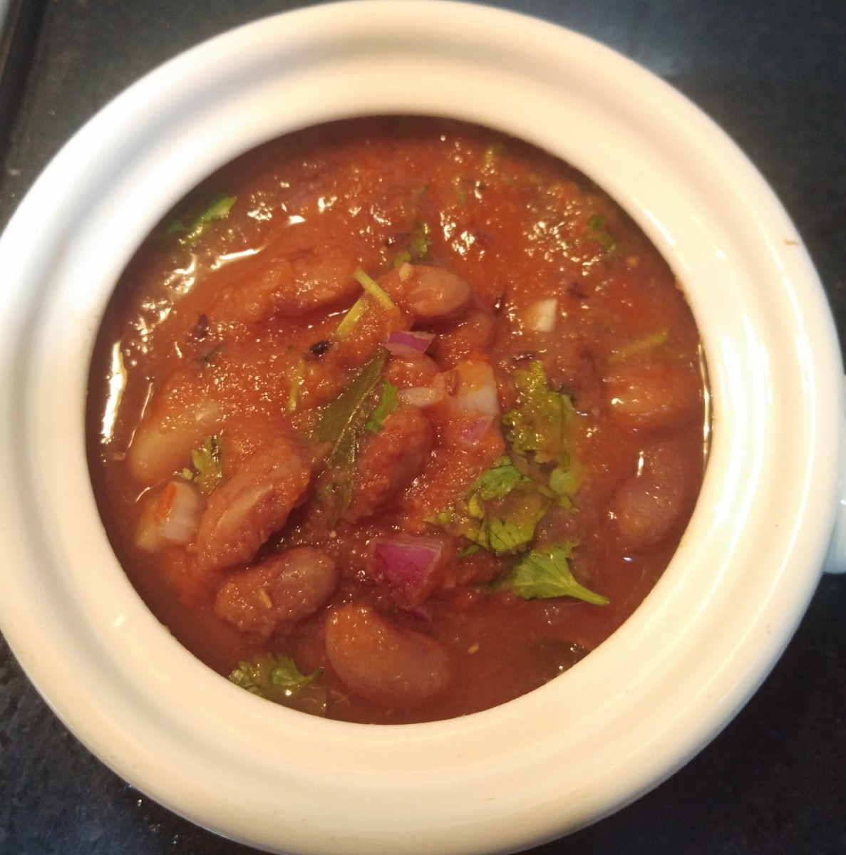 Rajma curry is a popular North Indian dish.