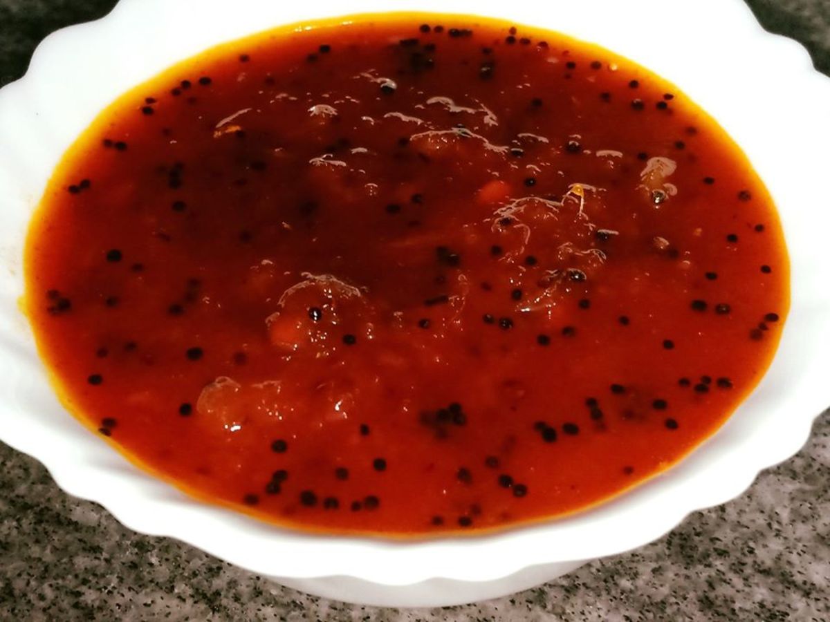 Sweet and Spicy South-Indian Ginger Chutney (Allam Pachadi)