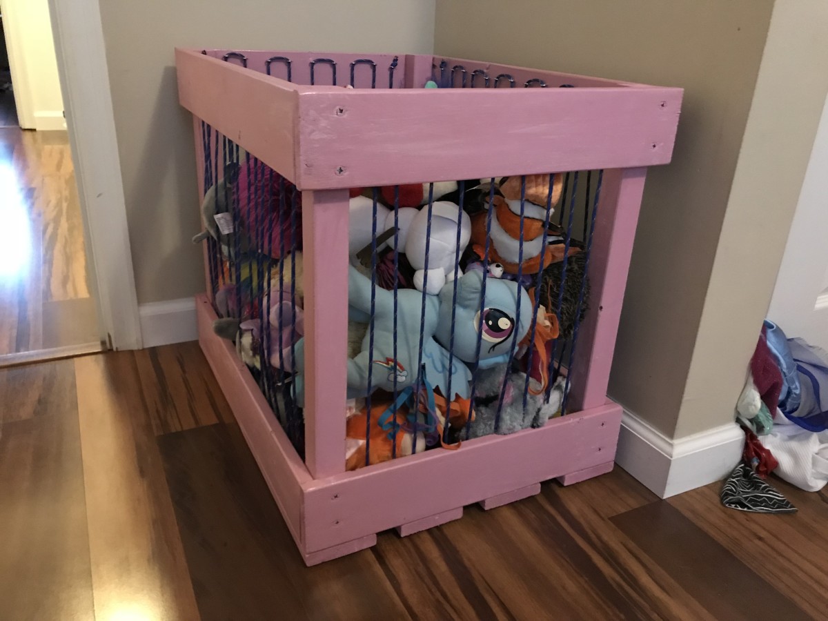 stuffed animal storage cage