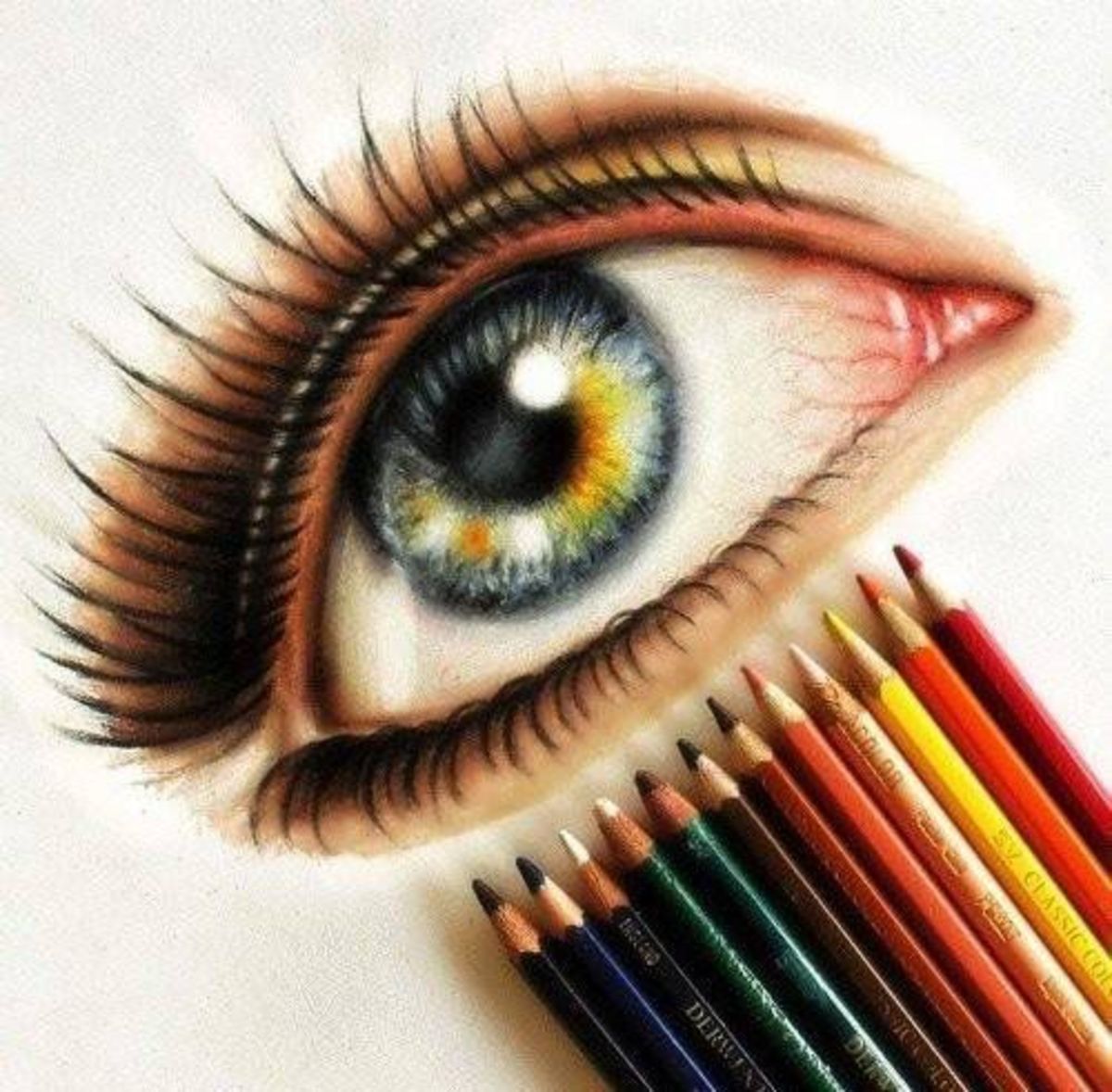 Pencil crayon deals drawings