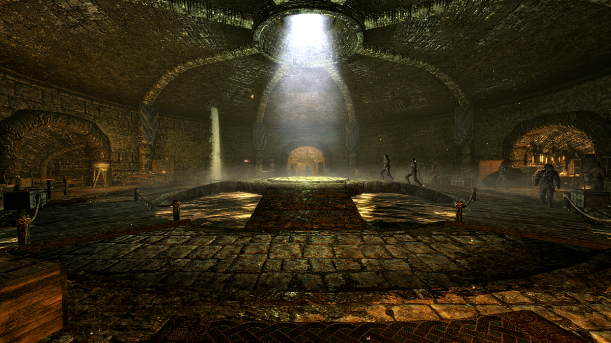 The Ragged Flagon—Cistern, home of the Thieves Guild.