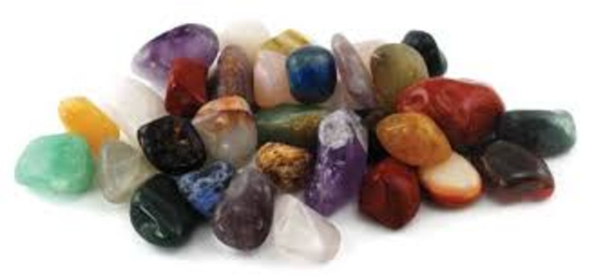 All crystals and gemstone or crystal jewelry belong to Jean Bakula