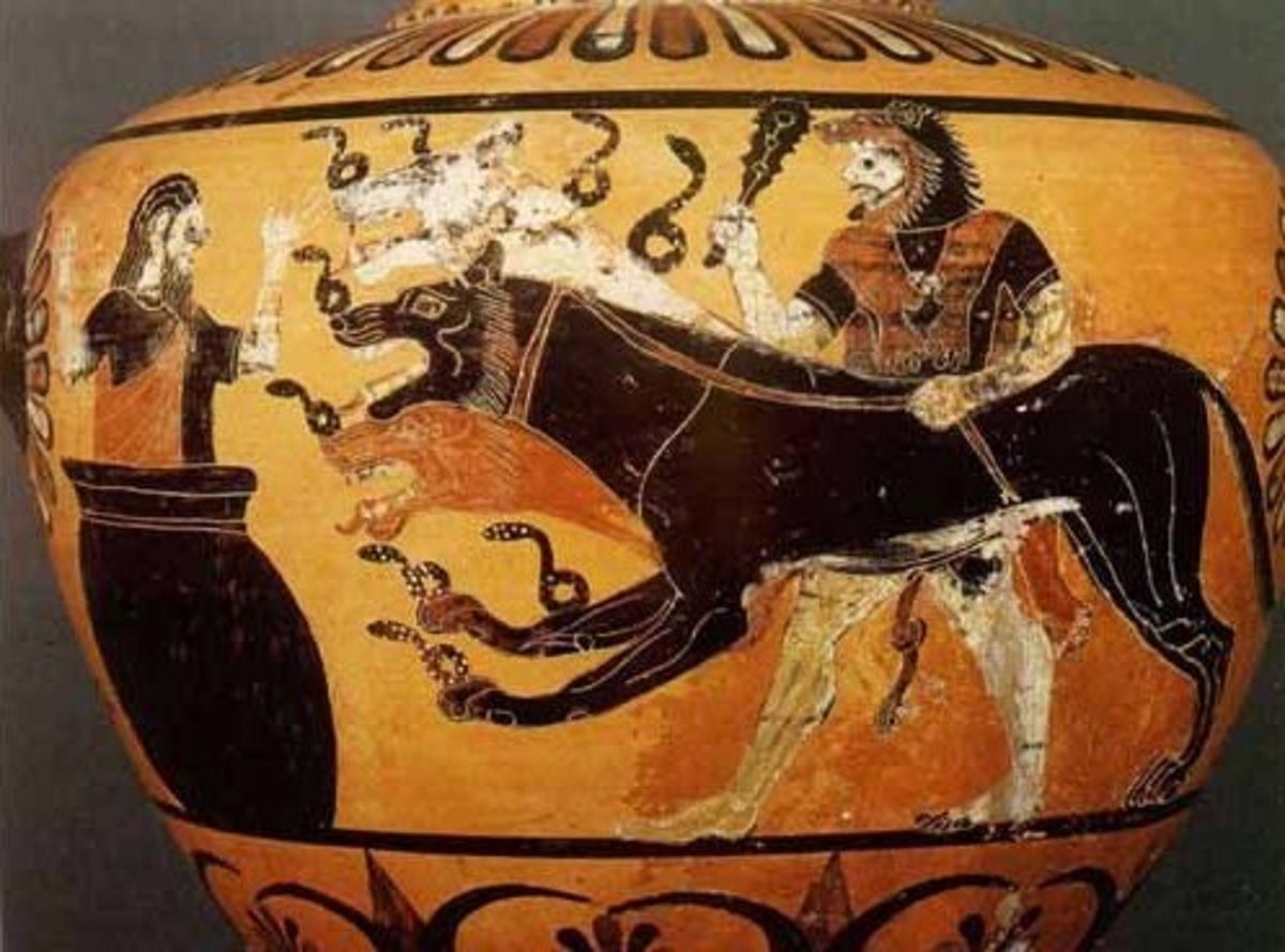 Cerberus and Heracles
