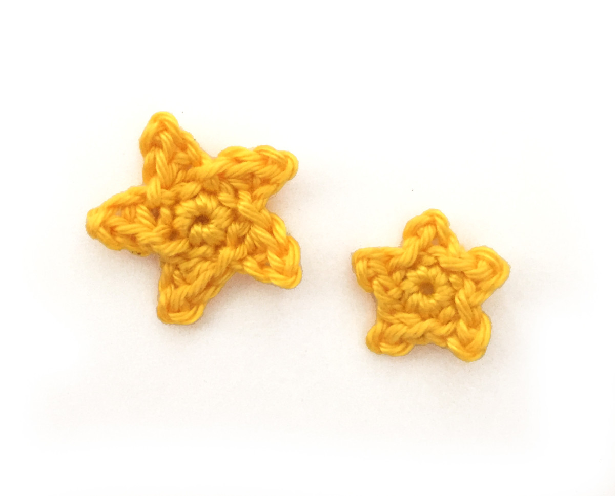 Cute star crochet pattern