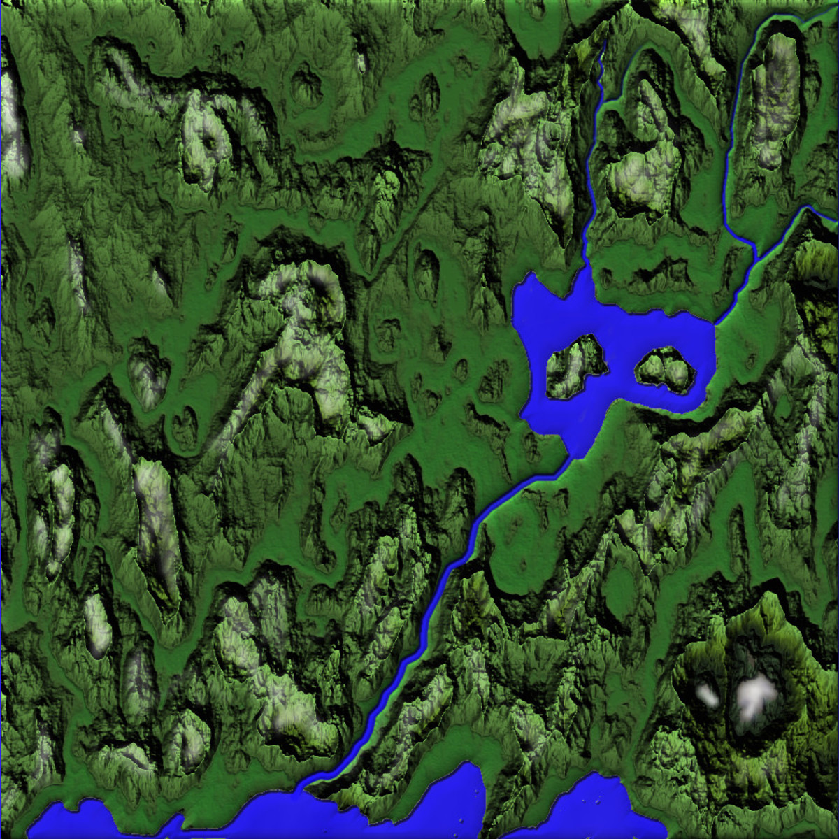 Creating Realistic River on Fantasy Maps in GIMP 2.8 (2.10.12)