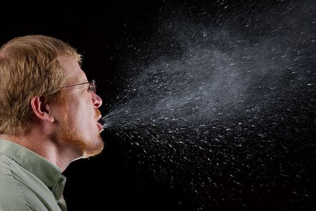 THIS IS WHAT IT LOOKS LIKE TO SNEEZE IN OPEN AIR....AND YOU ACTUALLY DON'T SEE IT....