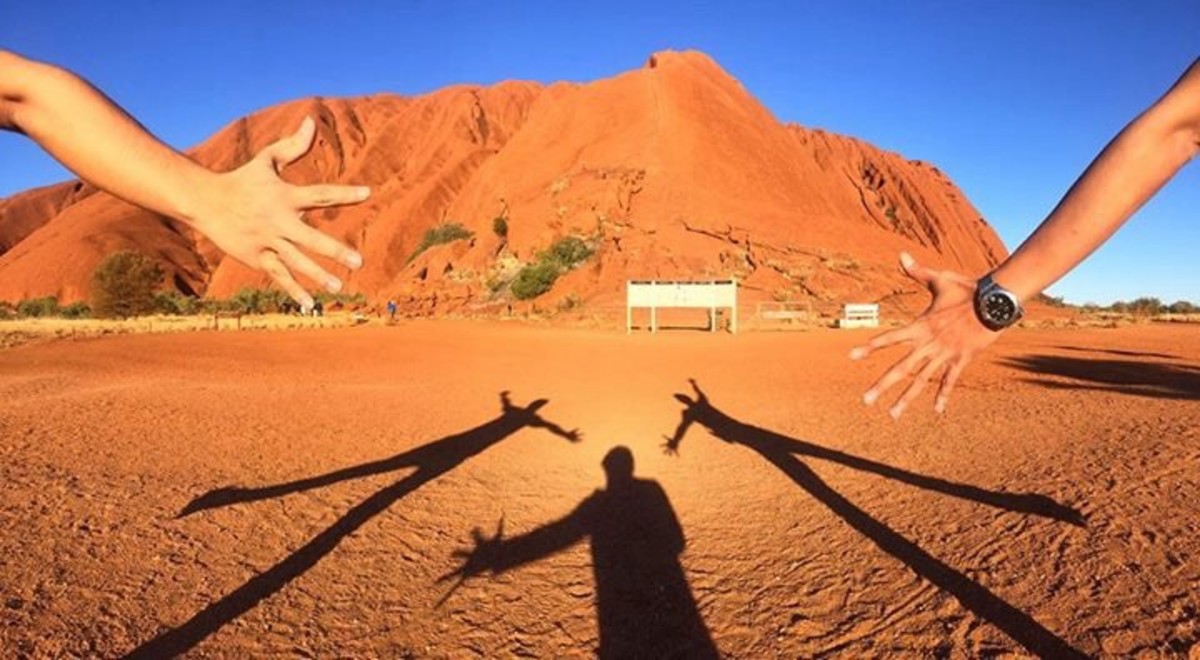 Winter at Uluru. Land of the long shadow. Winter at Uluru. Land of the long shadow.
