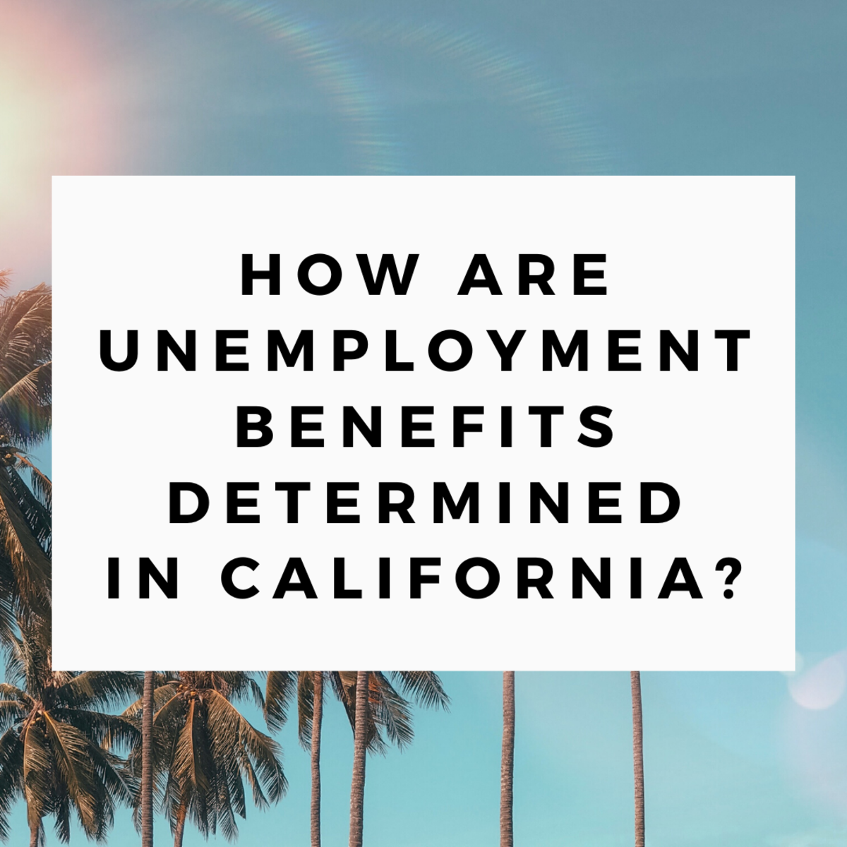 了解更多关于在加州申请失业的信息，比如你应该何时申请失业，你可能会得到多少。