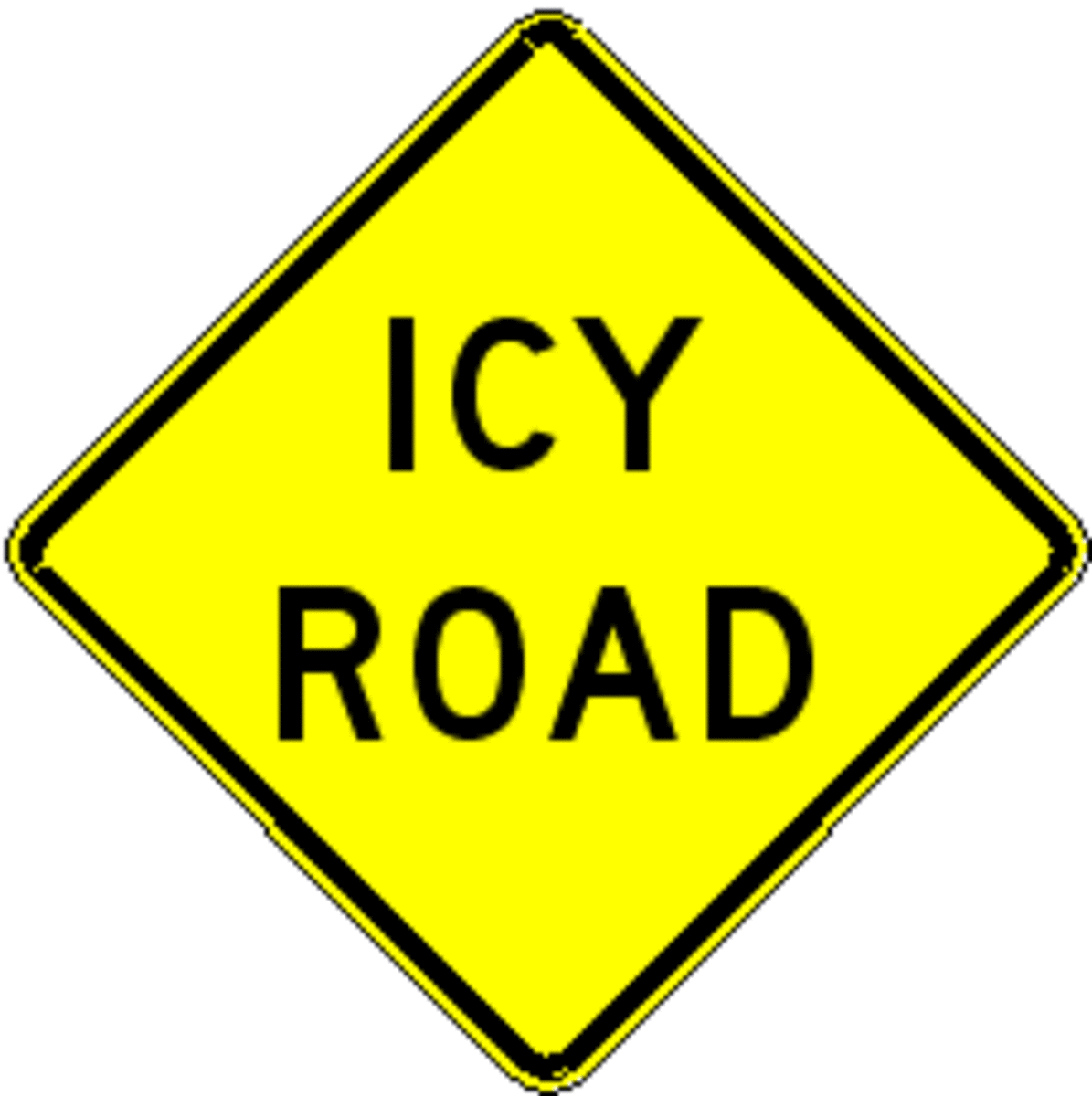 Are you prepared to drive on an icy road in a big truck?