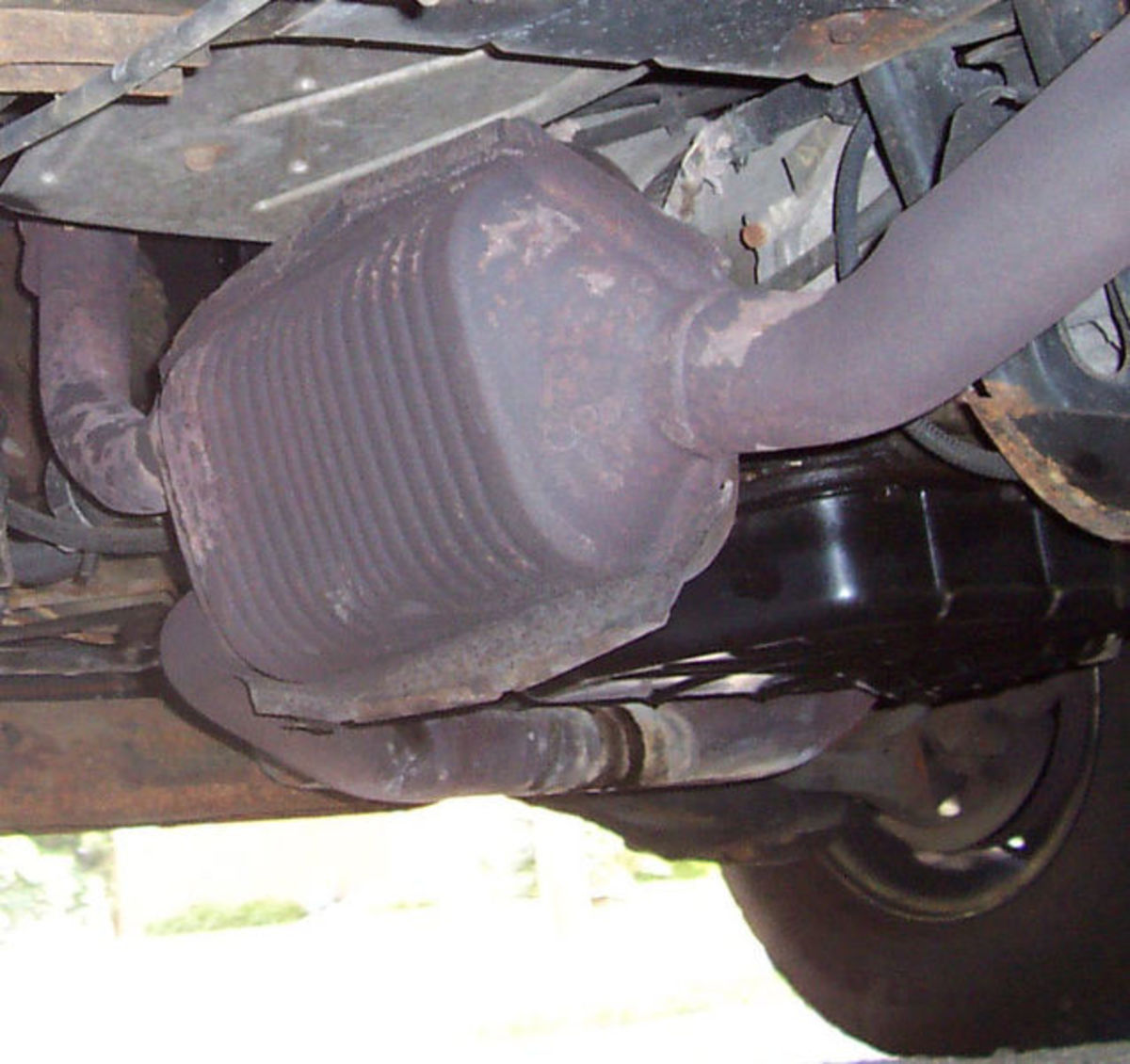 The catalytic converter can lose efficiency or become plugged up.