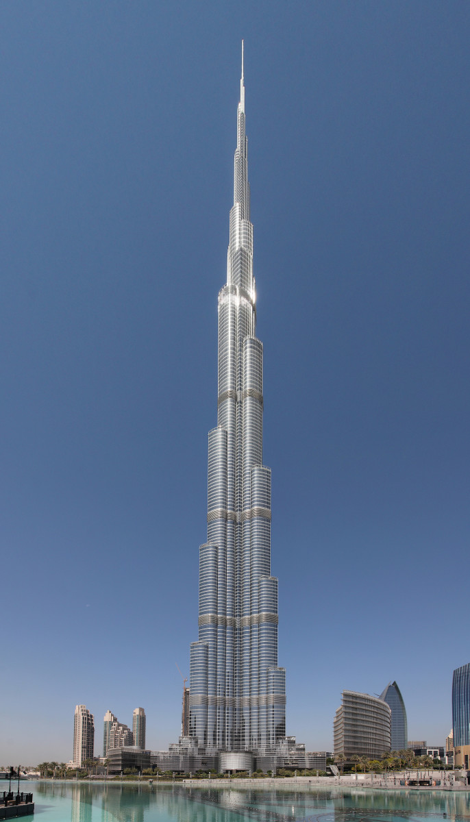 Der Burj Khalifa ist seit 2010 das höchste Gebäude der Welt.