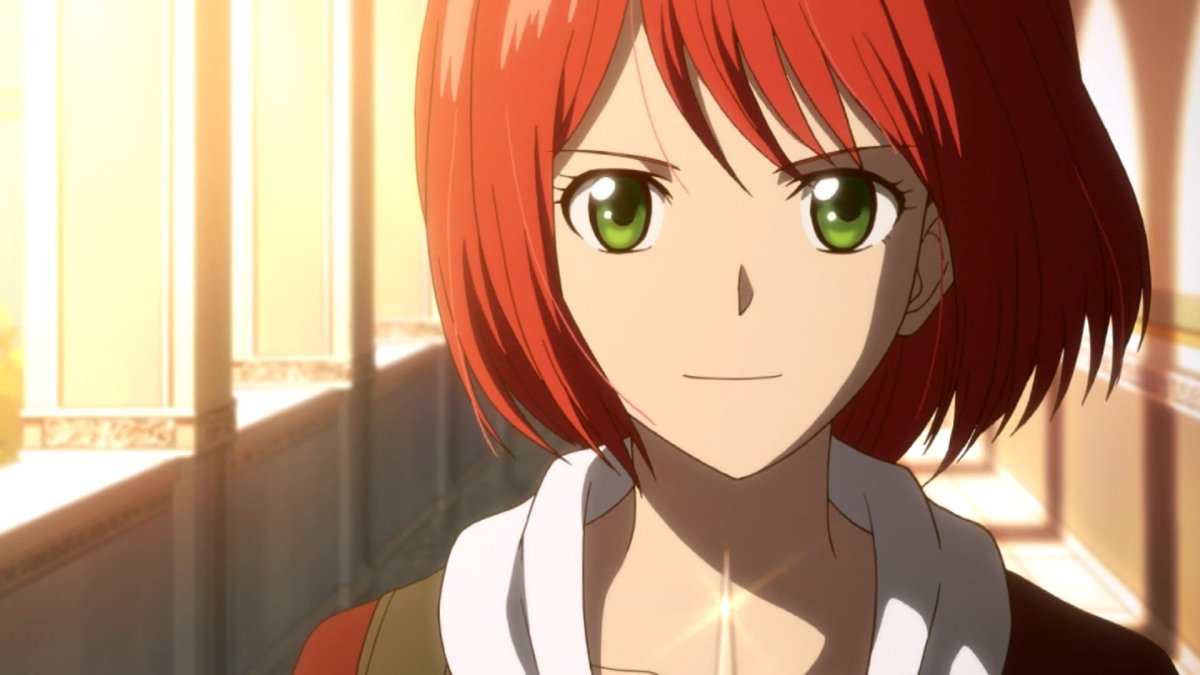 Shirayuki exudes confidence in herself and her newfound place in the world, even when confronted at swordpoint.