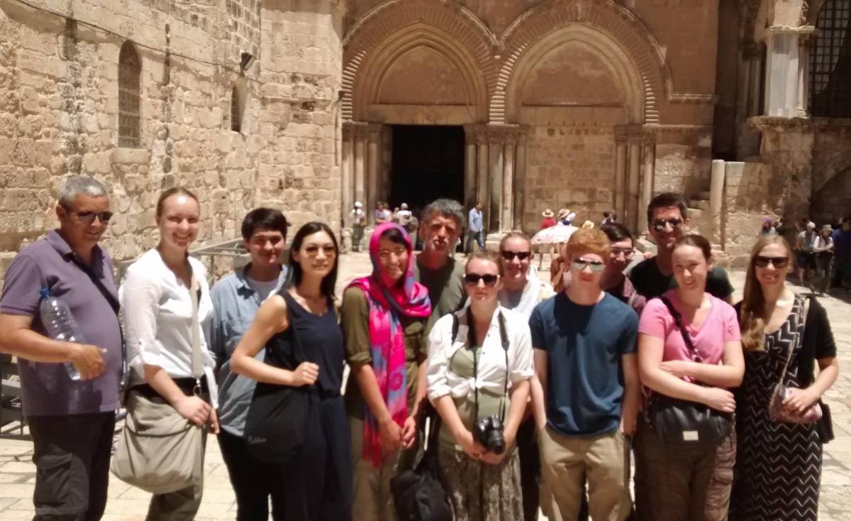 We spent a day in Jerusalem for one of our excursions and saw the Church of the Holy Sepulchre.
