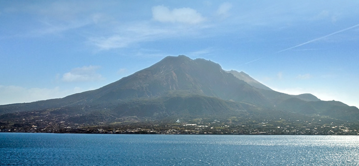 Sakurajima, the fiery lord of Kagoshima Bay.