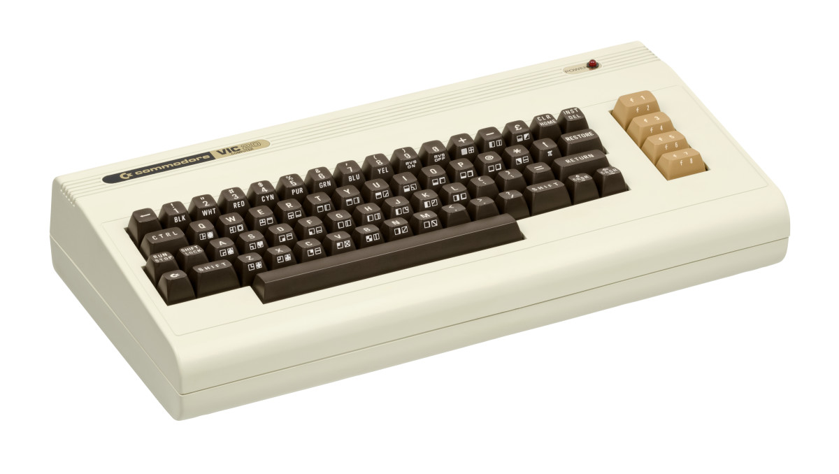 The VIC 20 had the classic Commodore look