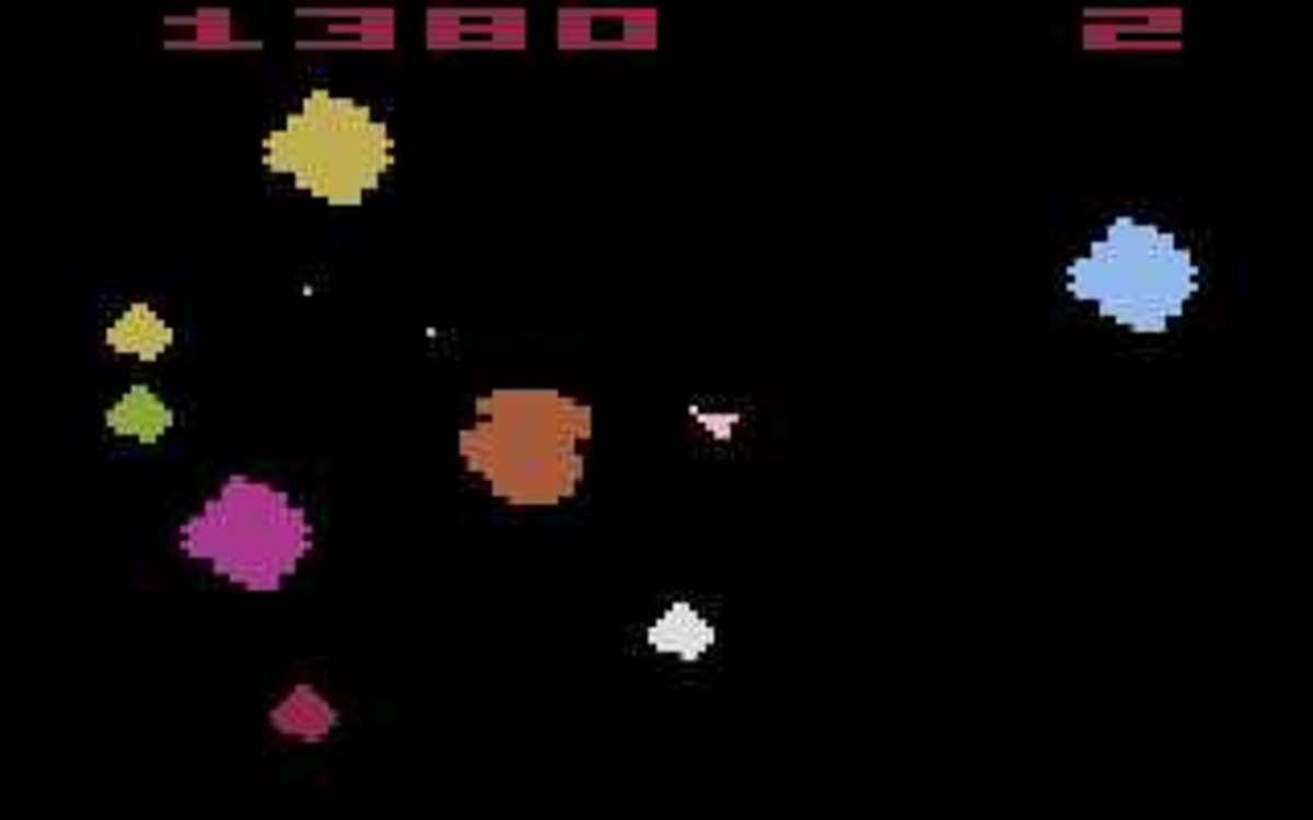 Asteroids for the Atari 2600