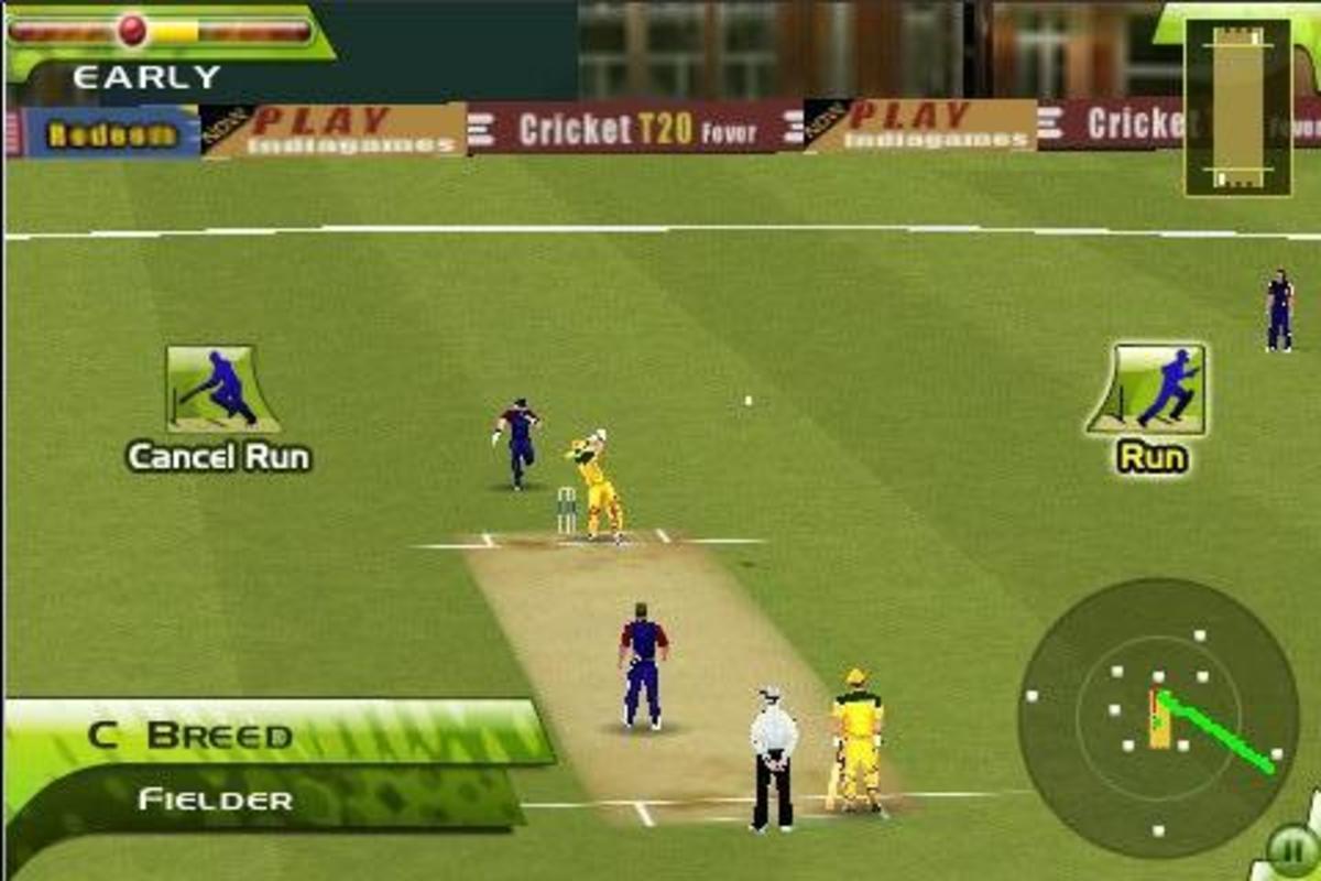 cricket mobile games
