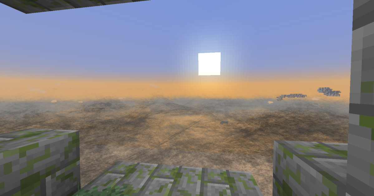 The view from above the clouds is much improved over vanilla "Minecraft," though I do not suggest using Natura's clouds at the same time.