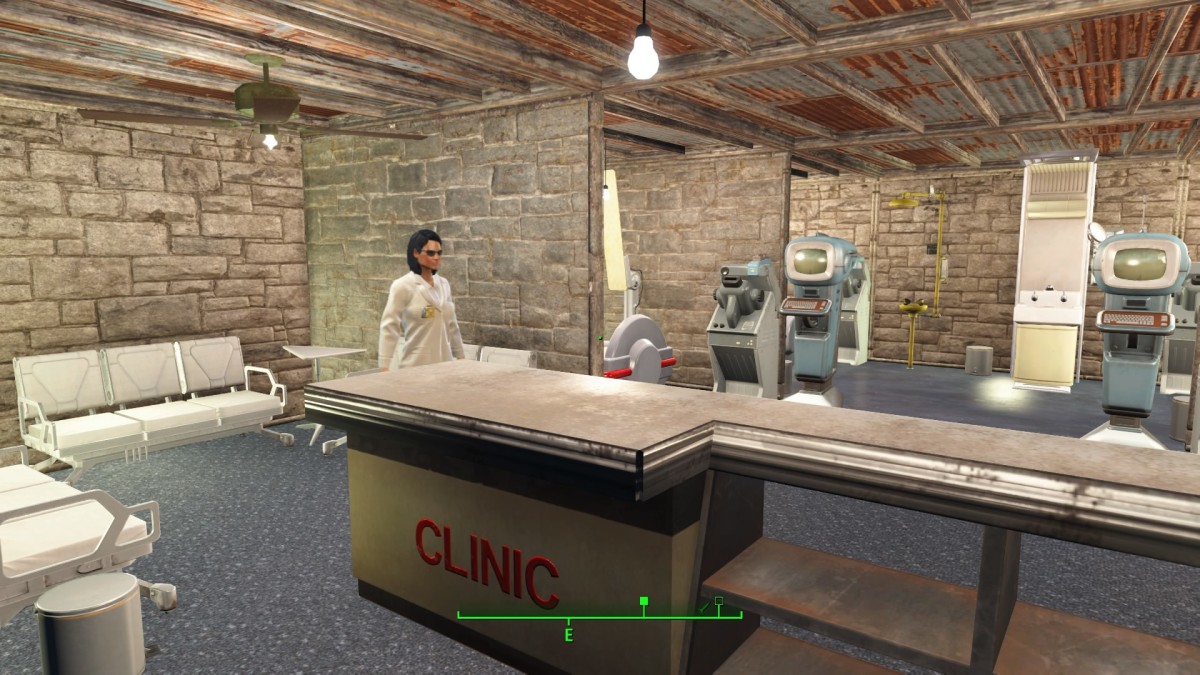 Clinics and health care are very important in a world where there is none. This is Dr. Settler. LOL