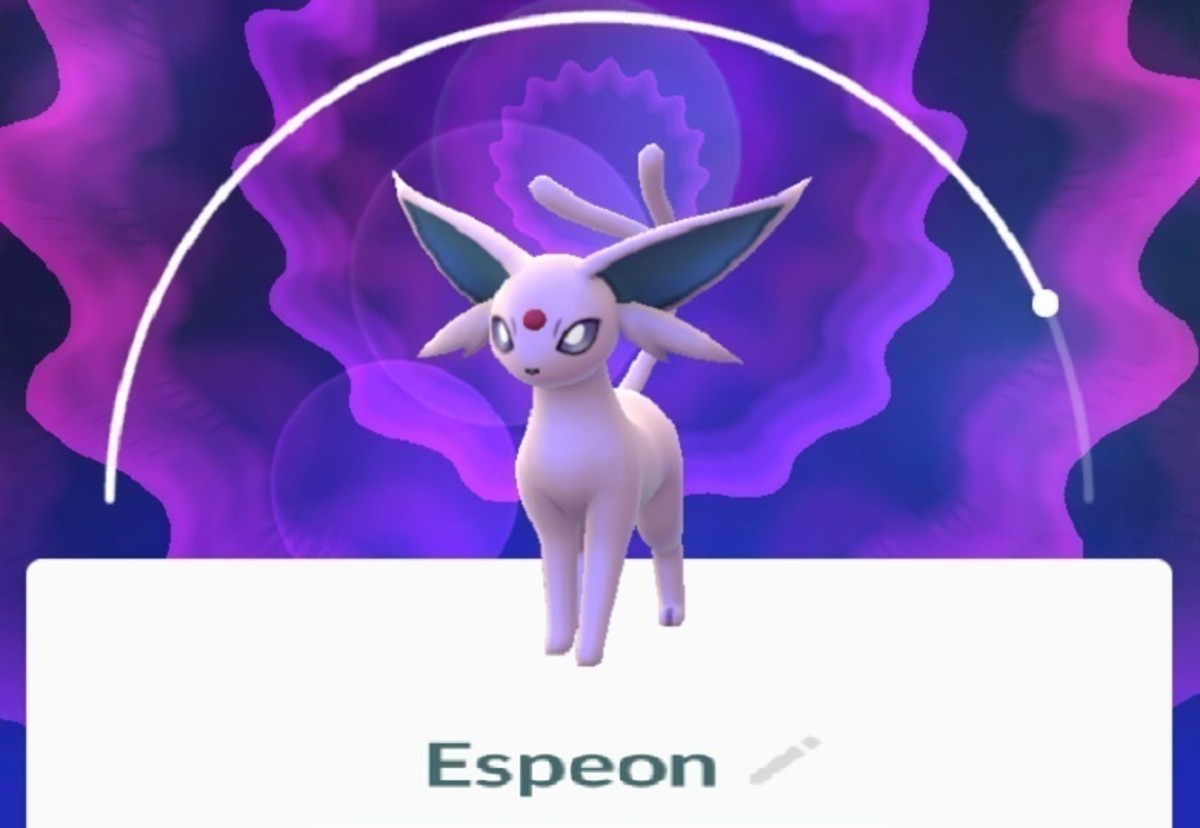 Espeon is an Evee evolution with a mystical appearance.