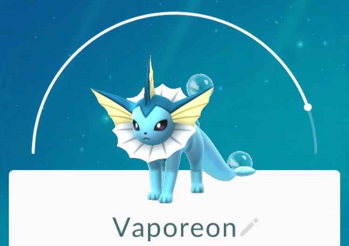 Vaporeon is the water-themed evolution.