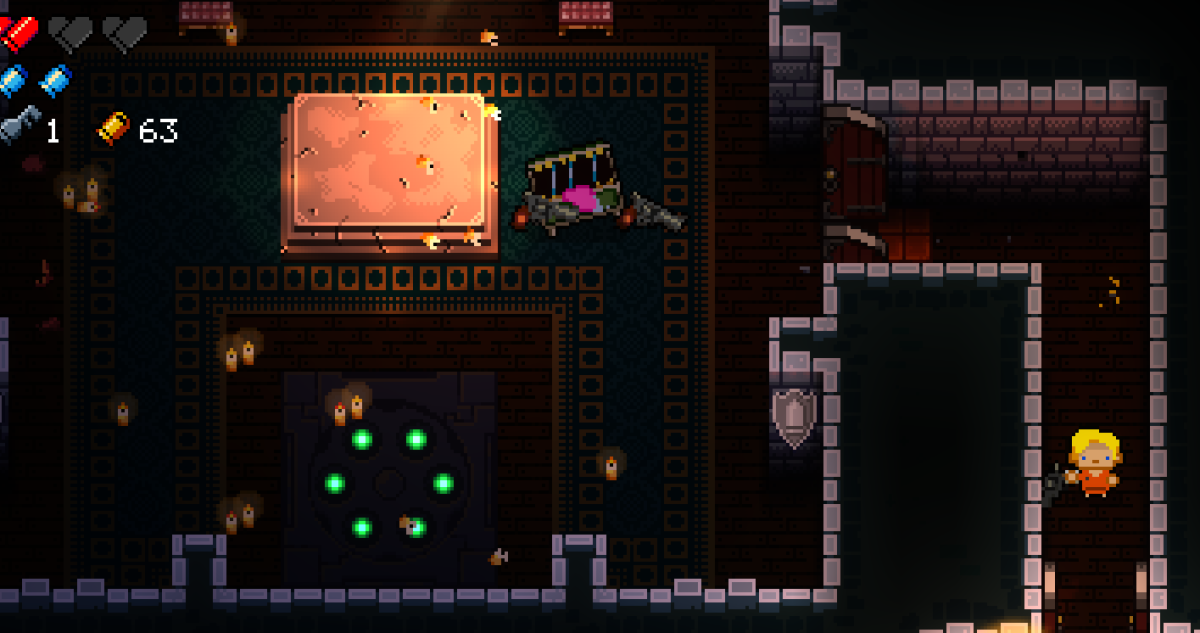 A mimic in Enter the Gungeon.