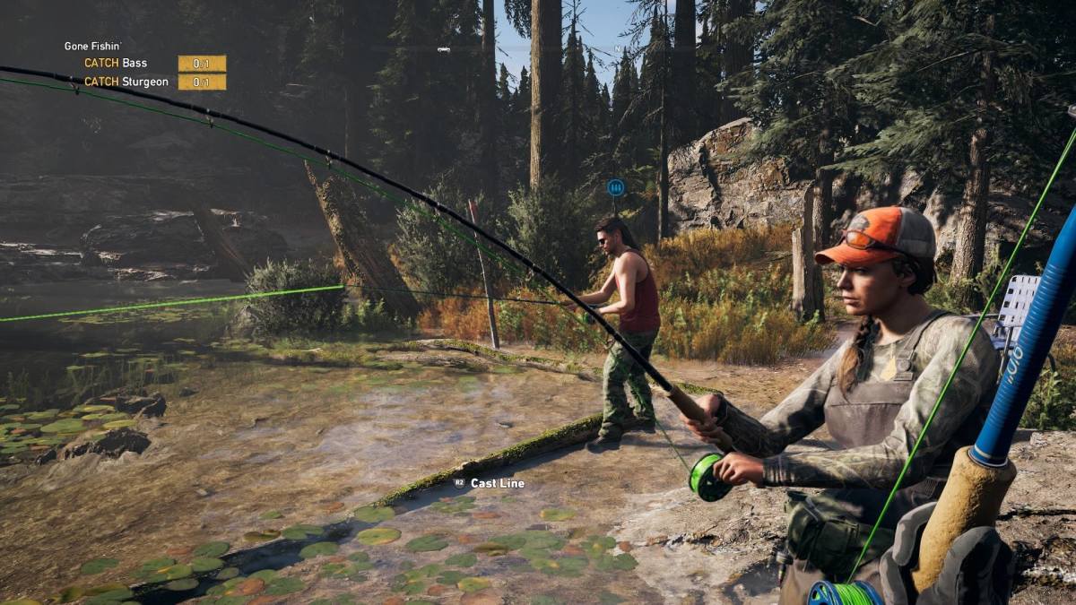Fishing in "Far Cry 5"