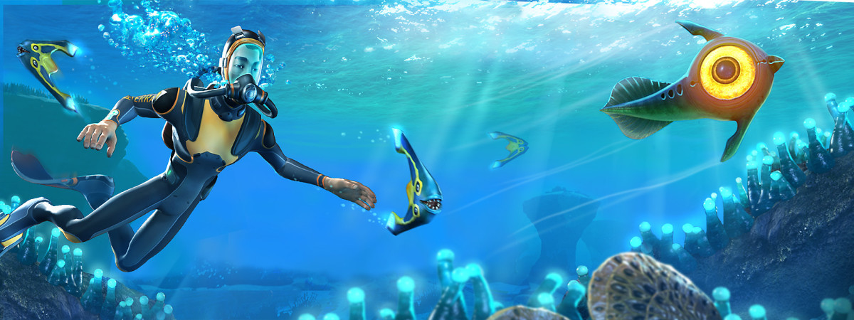 Subnautica is like No Man's Sky, but in the sea!