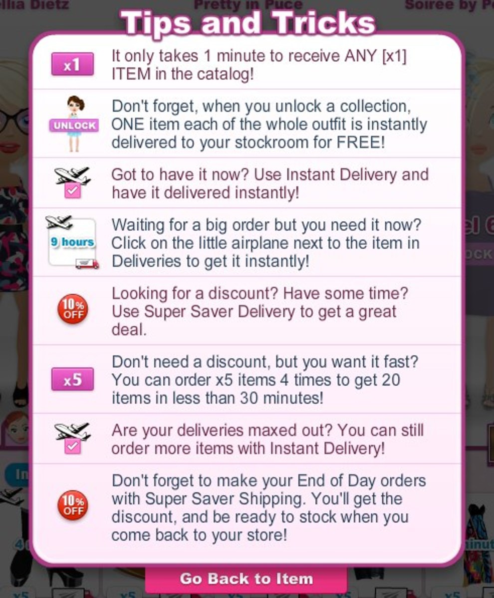 Tips and tricks for "Mall World" on Facebook