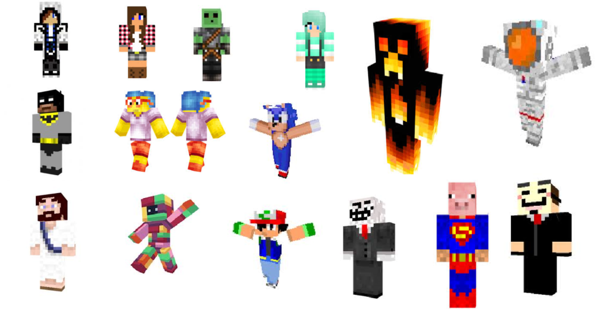 famous minecraft skins