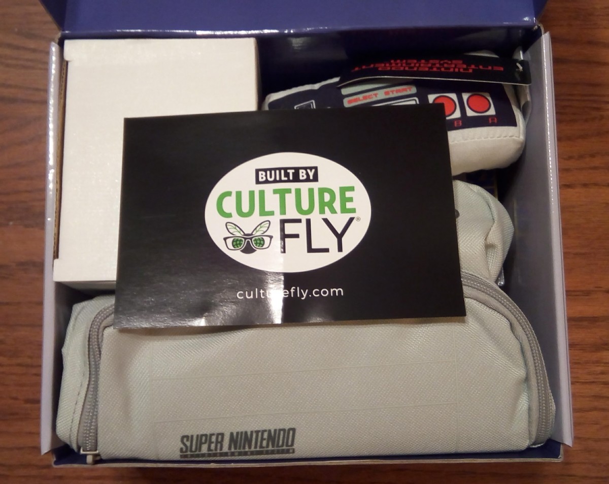Interior of box: Nintendo CultureFly Collector Box