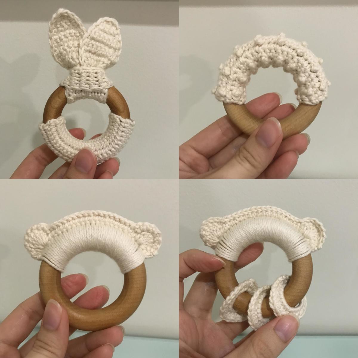 Free Crochet Patterns for Wooden Teething Rings