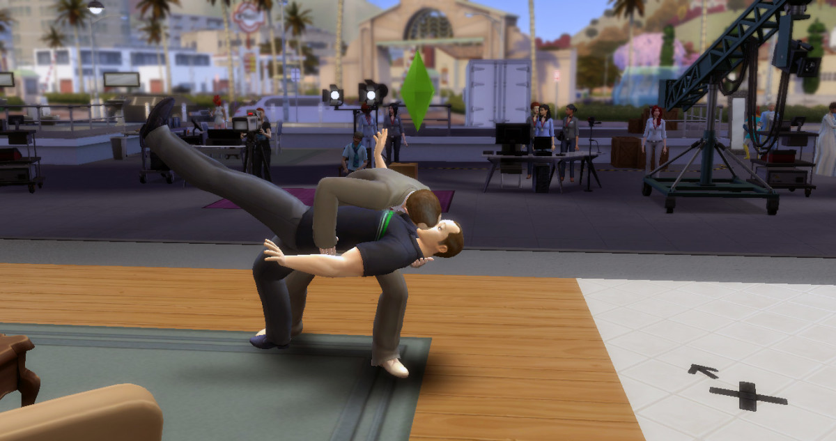 You can go to work at the movie studio with your Sim and guide him through his day, from getting into make-up to his final scene.