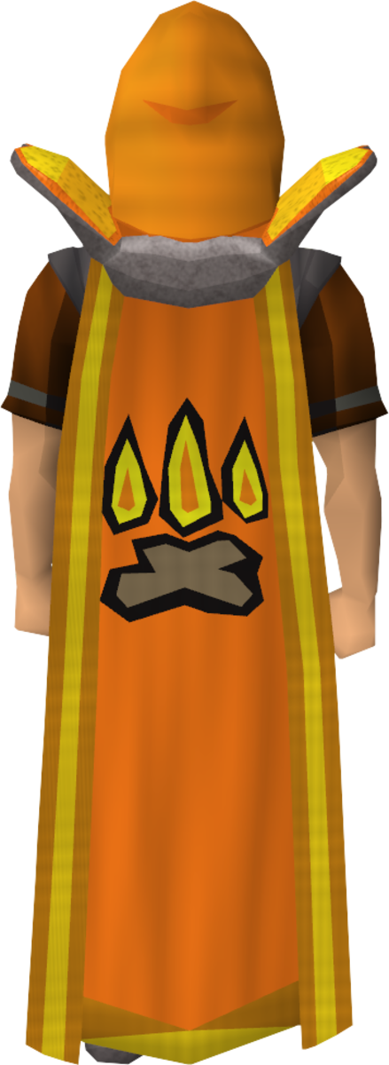 The Firemaking skill cape.