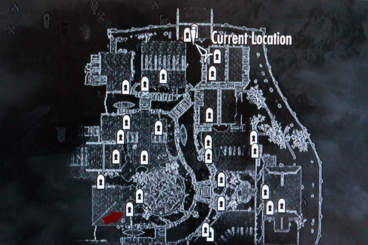 After fast traveling to Riften, you can navigate to Balimund via the local map. Follow the red arrow.