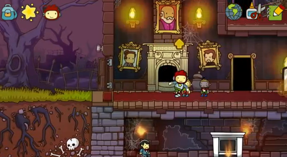 scribblenauts-unlimited-walkthrough-inkwell-high-and-grave-manor